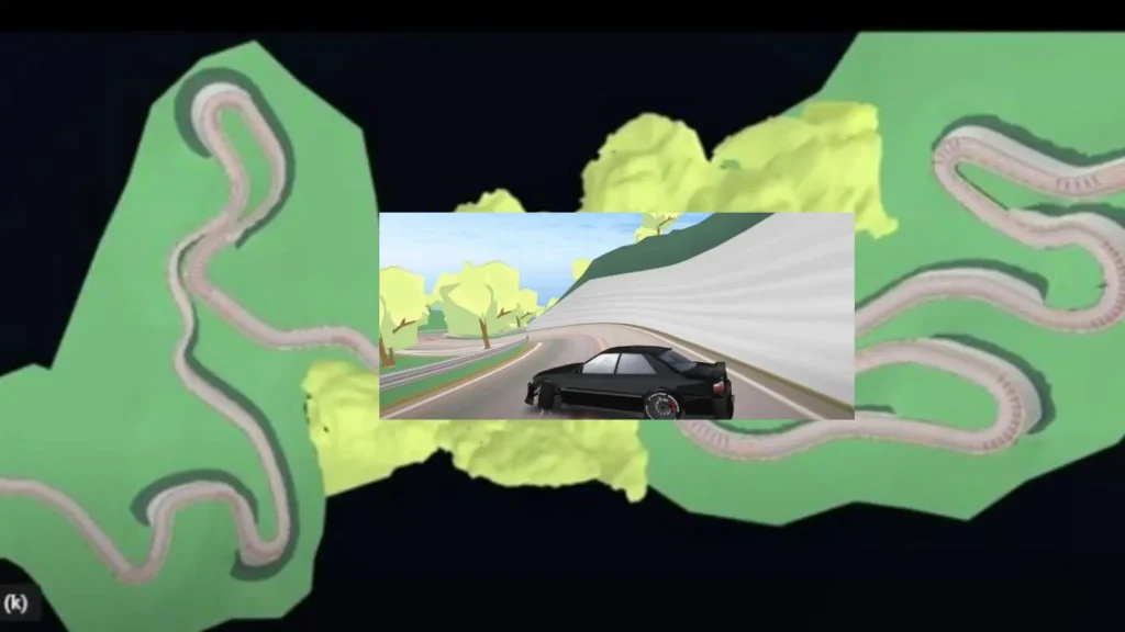 FR Legends Nimo Pass map with winding track view.